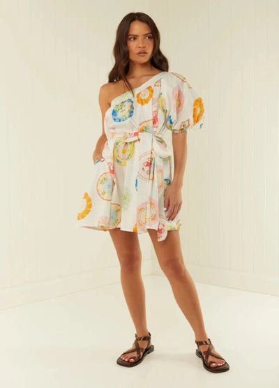 One shoulder motif dress from Palm Noosa
