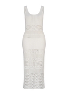 Serena Isabeau Midi Dress - Ivory