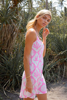 Palm Collective Pink Candy Shell Slip Dress, side