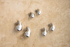 Sophia Teardrop earrings in the three sizes