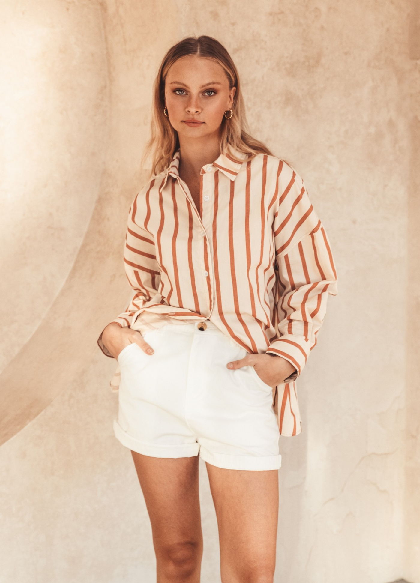 Paper Heart - Anastasia Stripe Cotton Shirt
