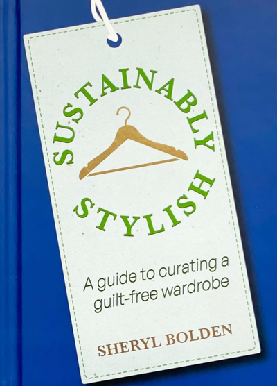 The Front cover of the book sustainably stylish