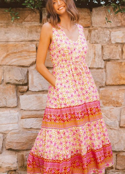 Model wearing the Jasmine Dress