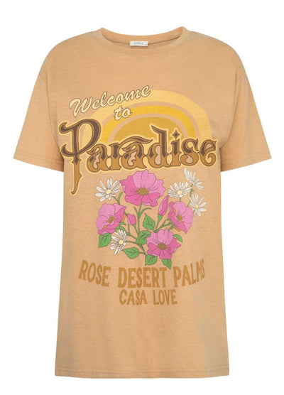 Flat lay shot of the Casa Love Tee from Spell 