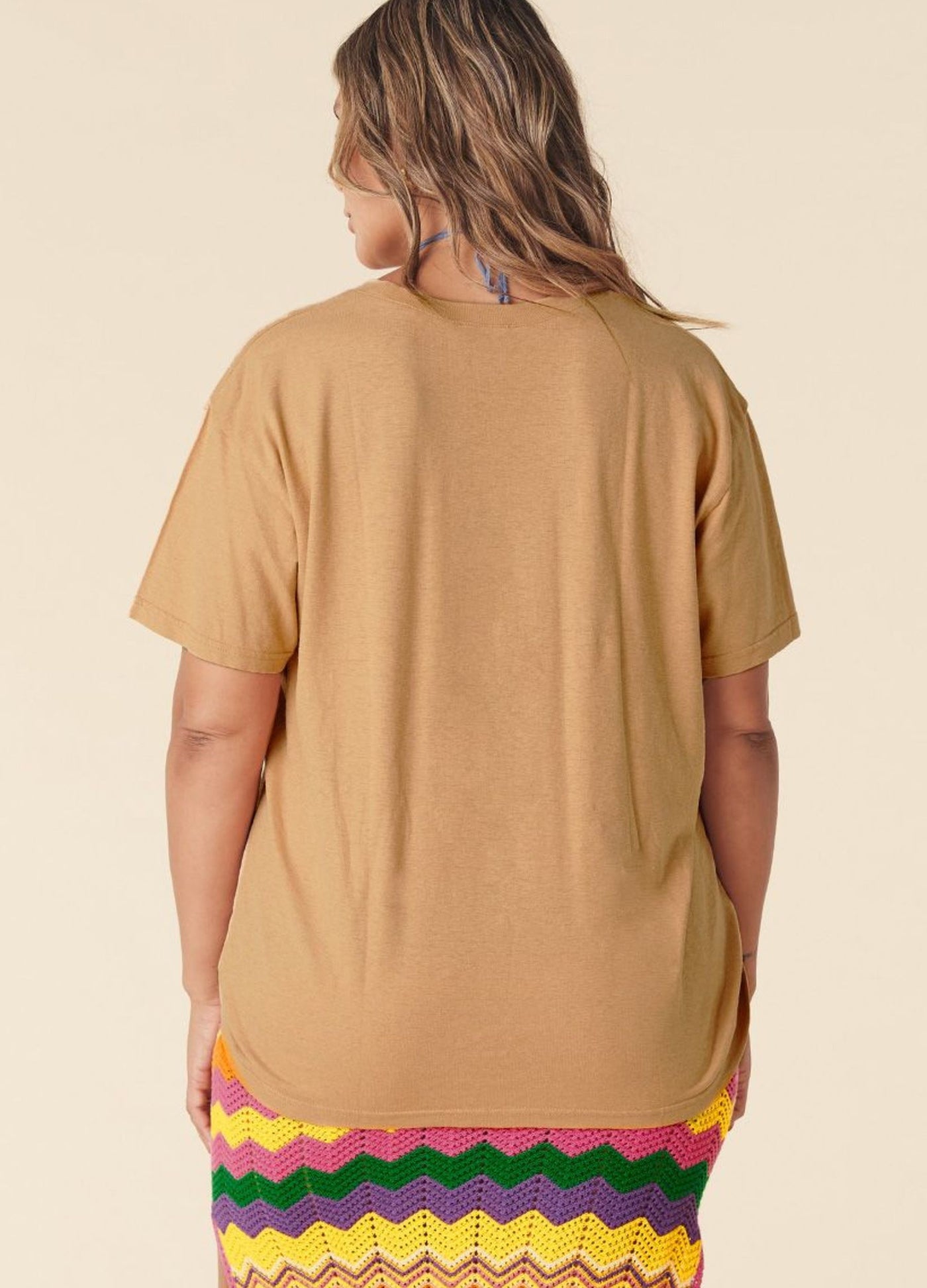 Model wearing the Casa Love Tee from Spell 