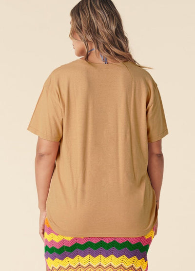 Model wearing the Casa Love Tee from Spell 