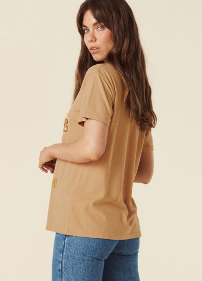 Model wearing the Casa Love Tee from Spell 
