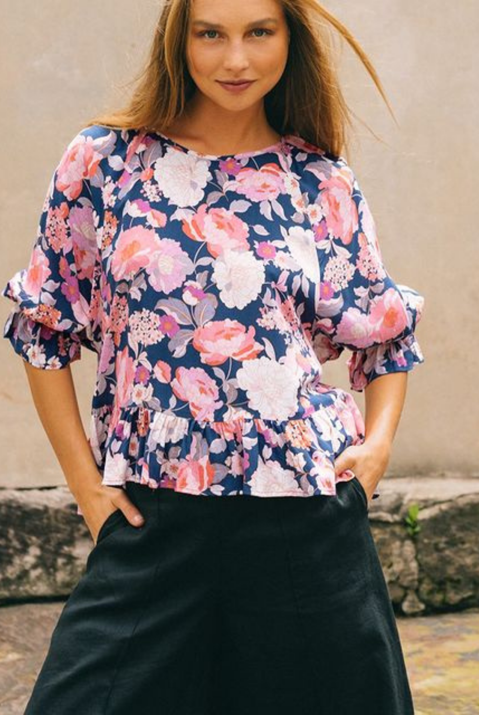 FLORAL PRINT TOP FROM EBBY AND I AUSTRALIA