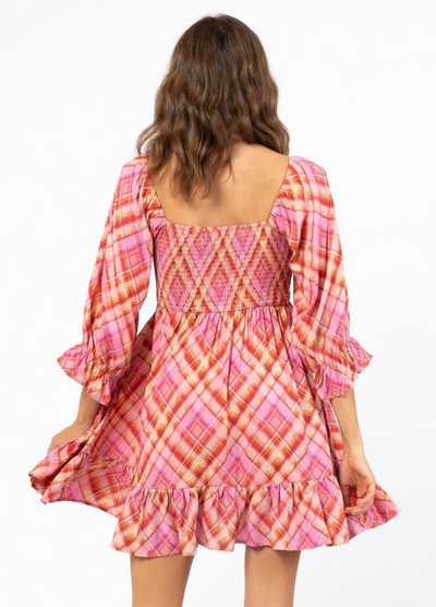 Model wearing the Briella Mini Dress