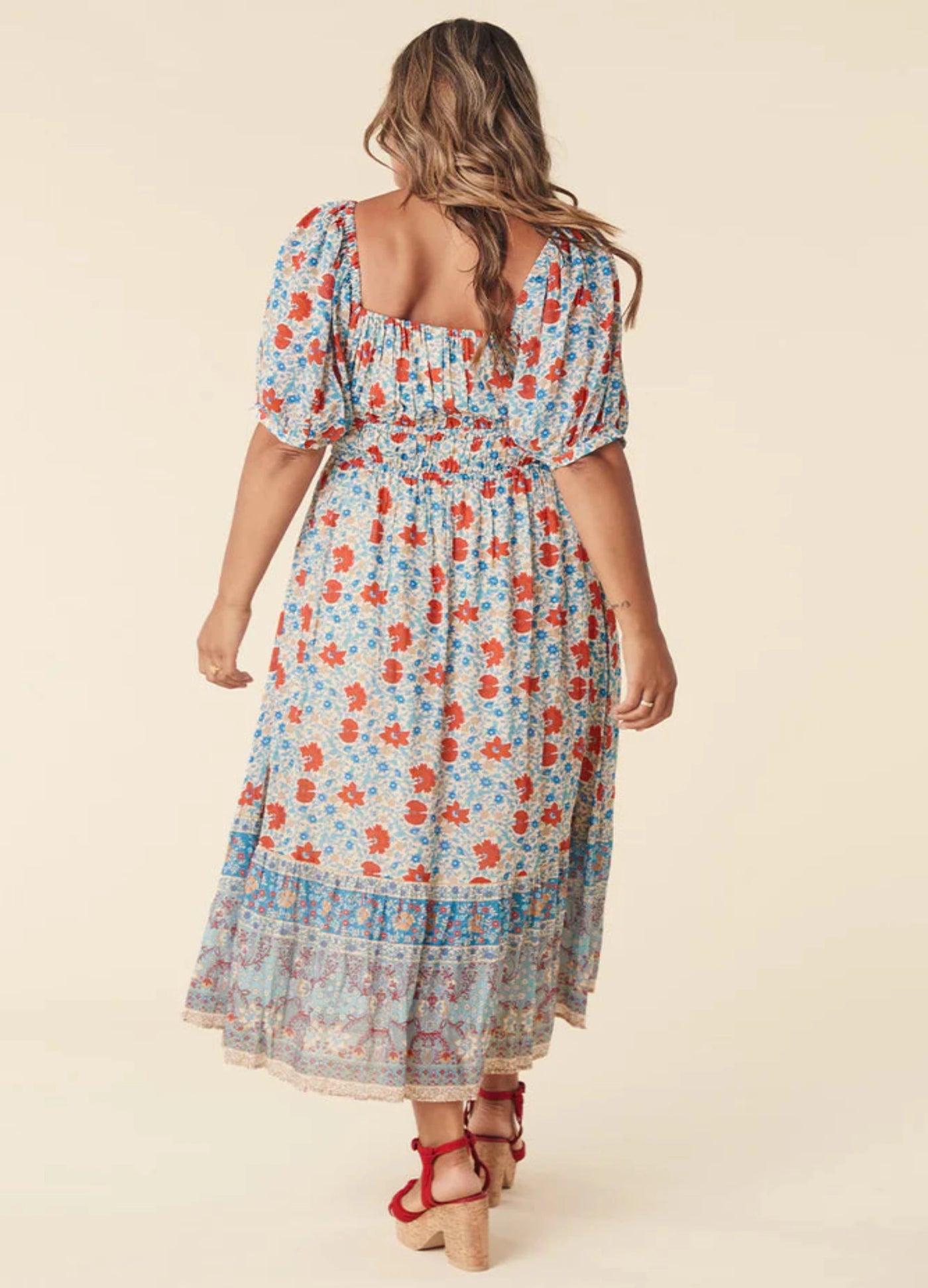 Curve Model wearing the Village Dress