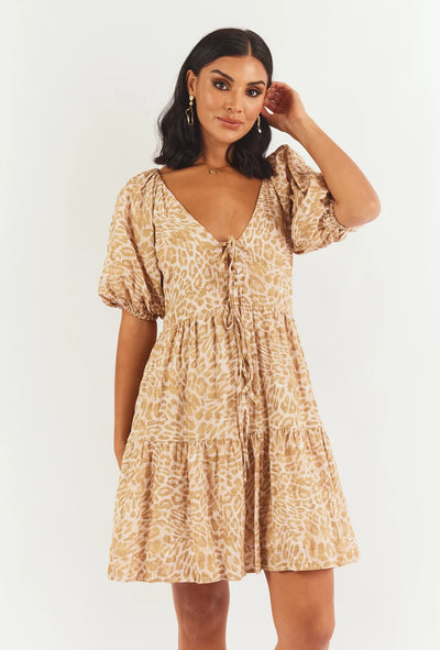Girl and the Sun - Short Sleeve Violeta Mini Dress