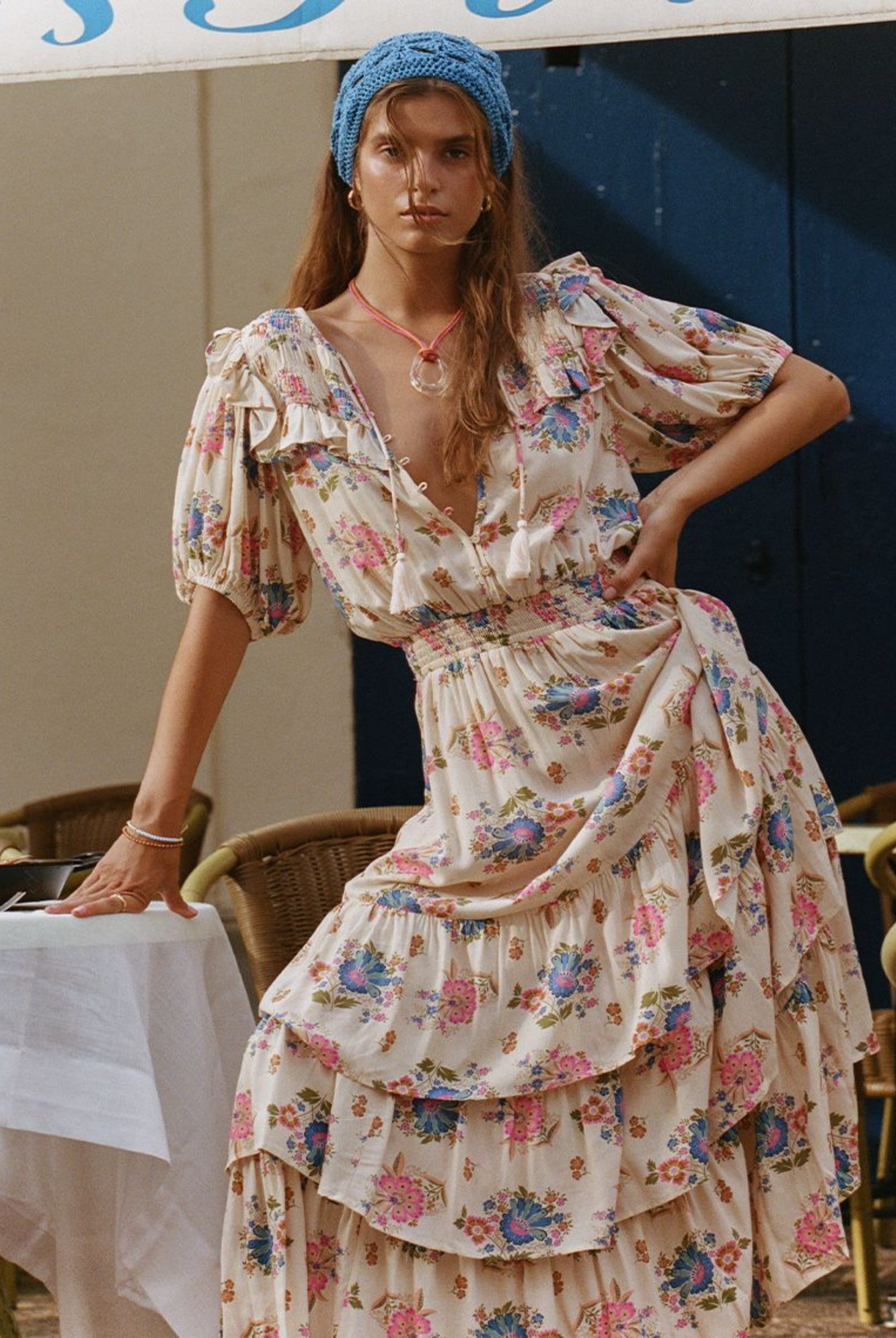 Model wearing the Spell Solstice Dress