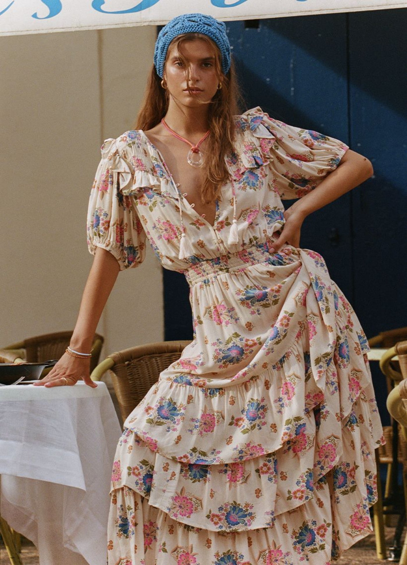 Model wearing the Spell Solstice Dress