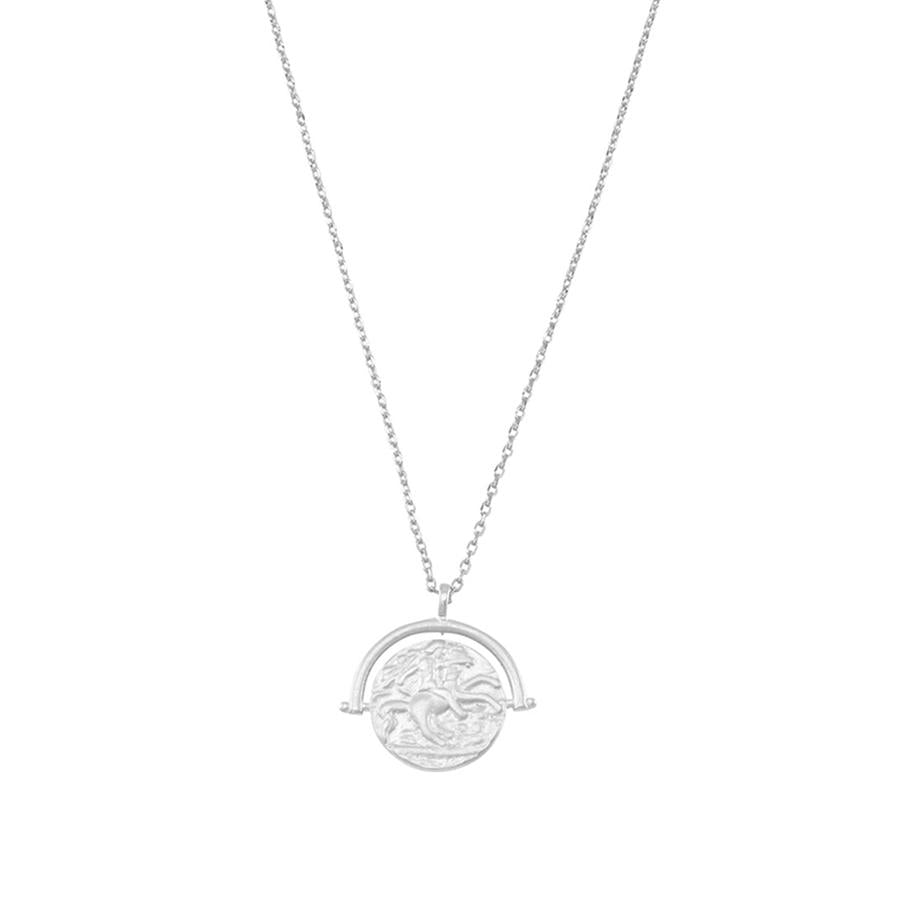 Jolie and Deen - Tobie Coin Necklace - Silver
