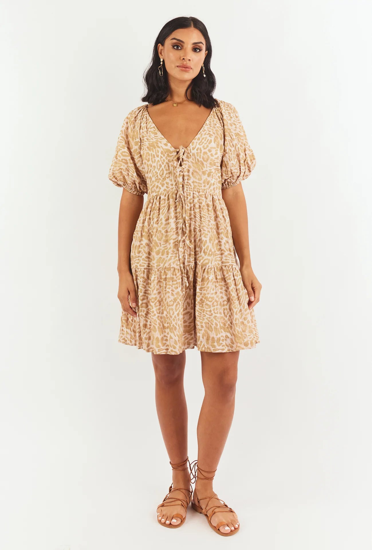 Girl and the Sun - Short Sleeve Violeta Mini Dress