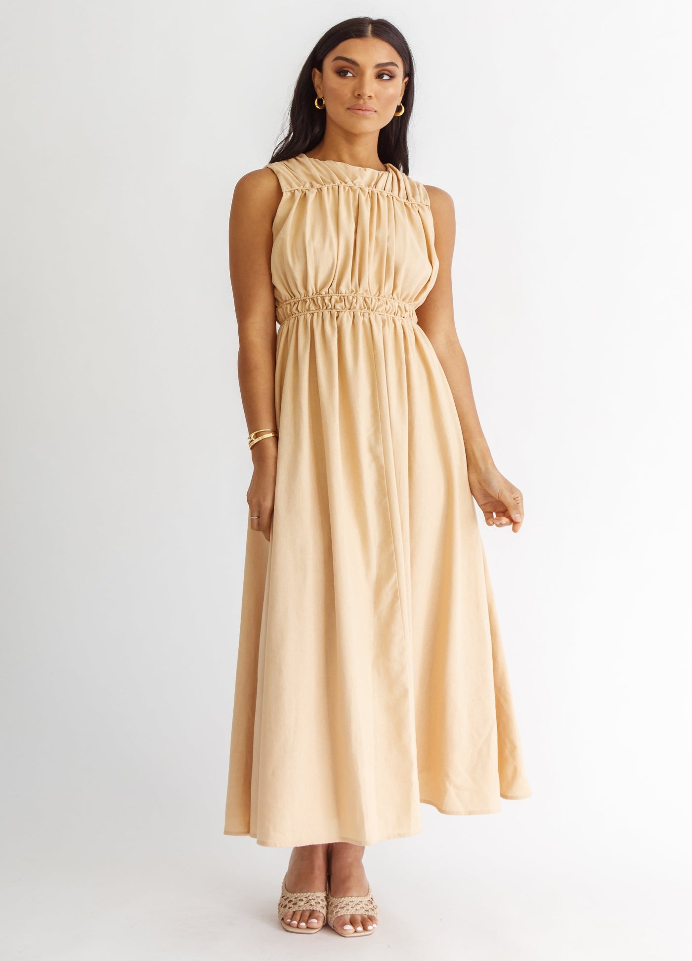 Girl and the Sun - Sleeveless Willa Midi Dress