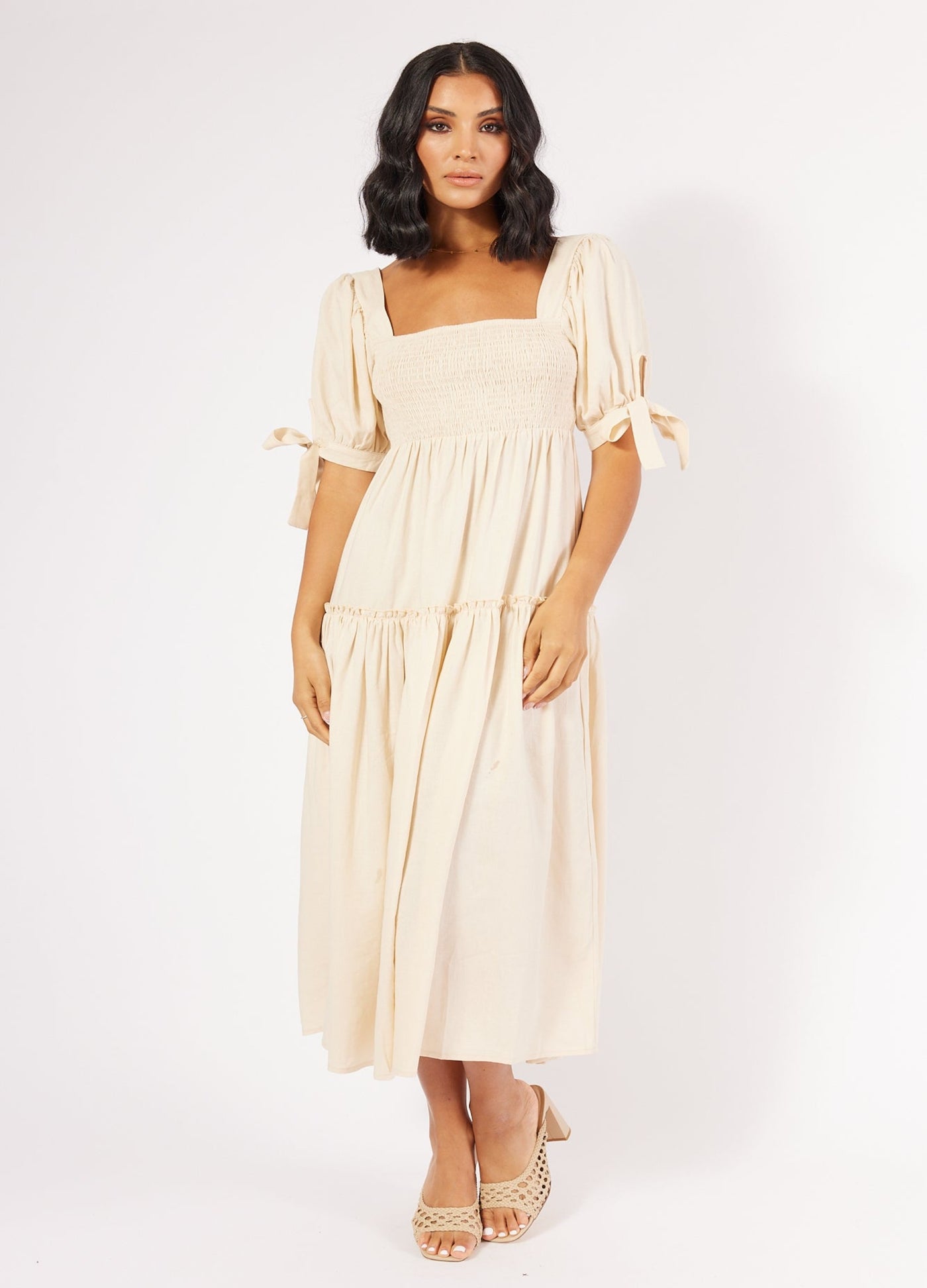 Model wearing the Wren Dress