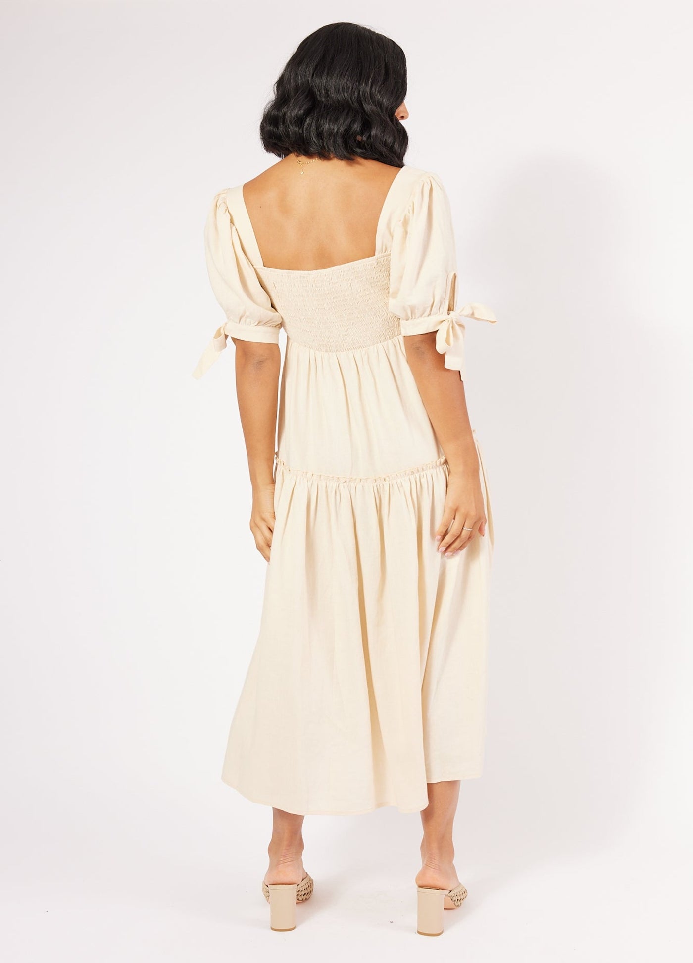 Model wearing the Wren Dress