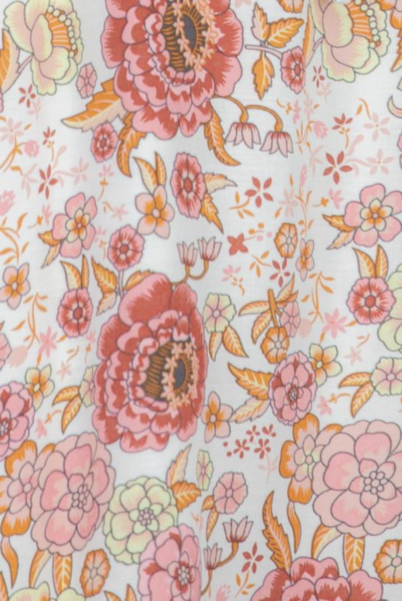 Close up of print of Florence Maxi Dress
