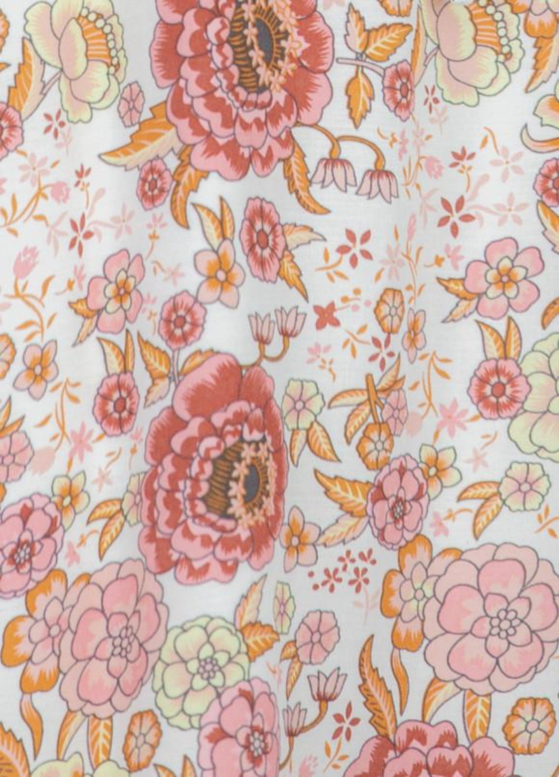 Close up of print of Florence Maxi Dress